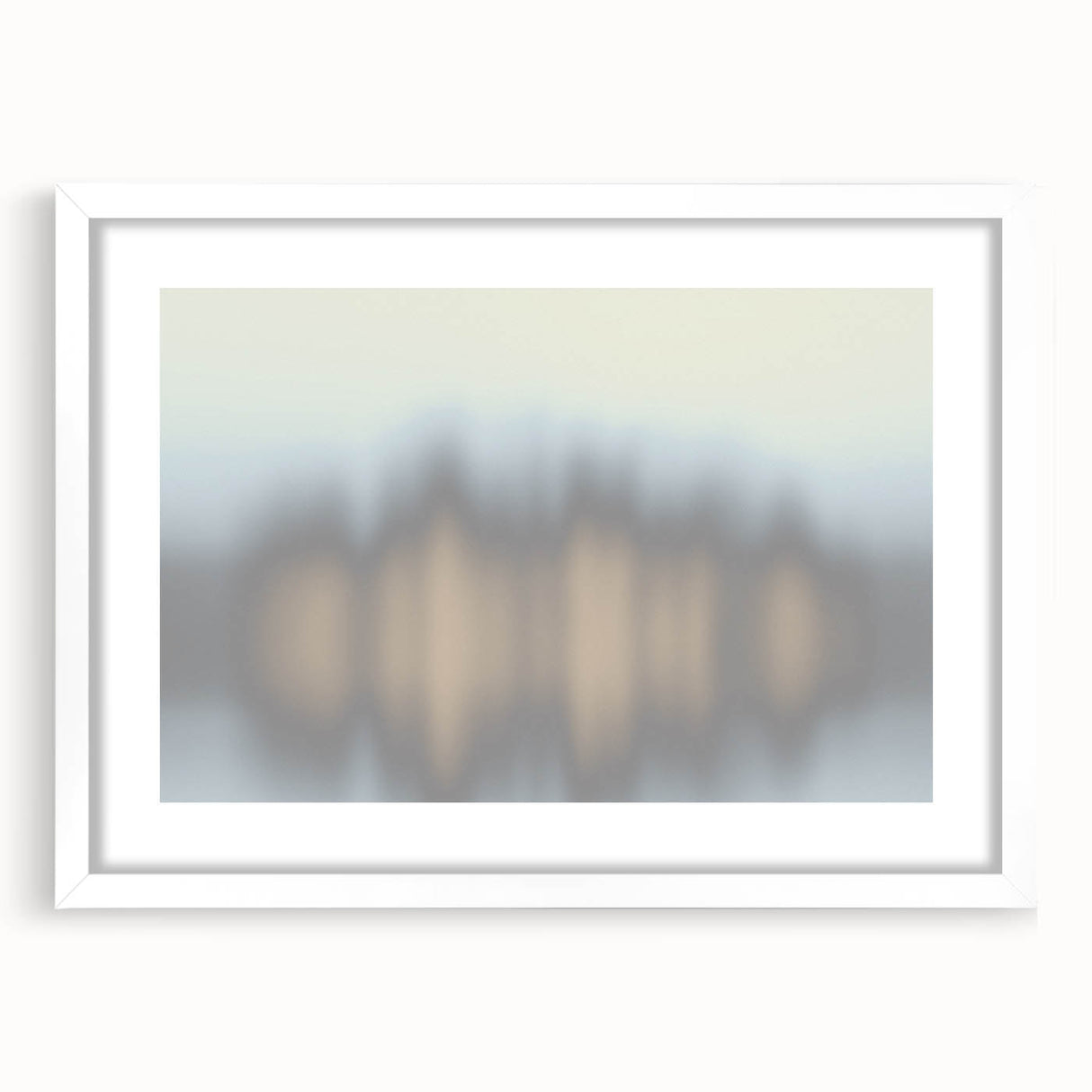 Nature-Inspired Gradient Landscape | Abstract Textured Art on Canvas