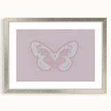 Pastel Gradient Butterfly Art | Nature-Inspired Abstract Wall Décor