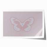 Pastel Gradient Butterfly Art | Nature-Inspired Abstract Wall Décor