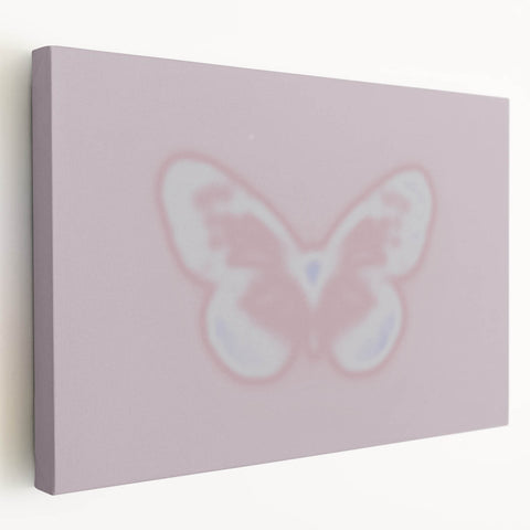 Pastel Gradient Butterfly Art | Nature-Inspired Abstract Wall Décor