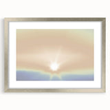 Nature-Inspired Gradient Sunset Art | Abstract Textured Wall Décor