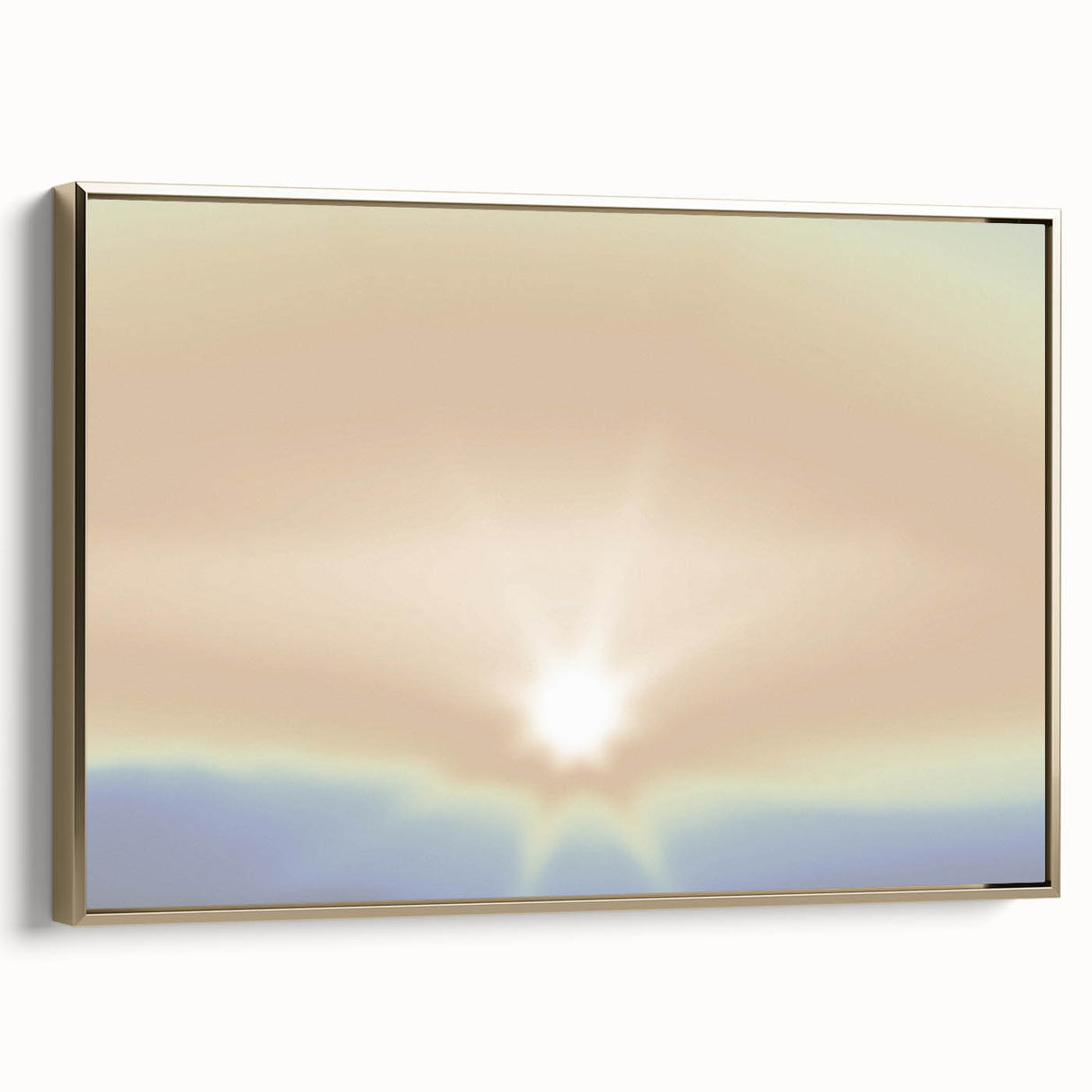 Nature-Inspired Gradient Sunset Art | Abstract Textured Wall Décor
