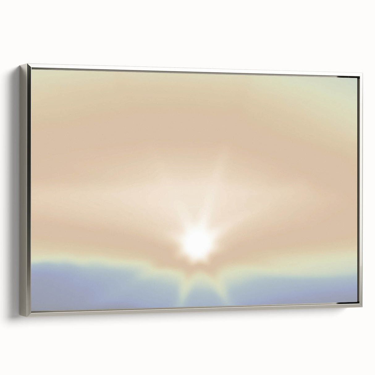 Nature-Inspired Gradient Sunset Art | Abstract Textured Wall Décor