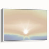 Nature-Inspired Gradient Sunset Art | Abstract Textured Wall Décor