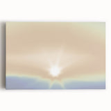 Nature-Inspired Gradient Sunset Art | Abstract Textured Wall Décor