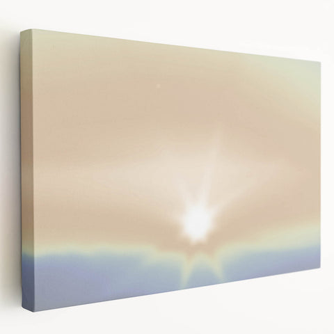 Nature-Inspired Gradient Sunset Art | Abstract Textured Wall Décor
