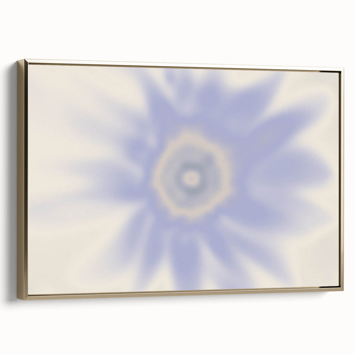 Nature-Inspired Floral Gradient Art | Abstract Flower Textured Canvas