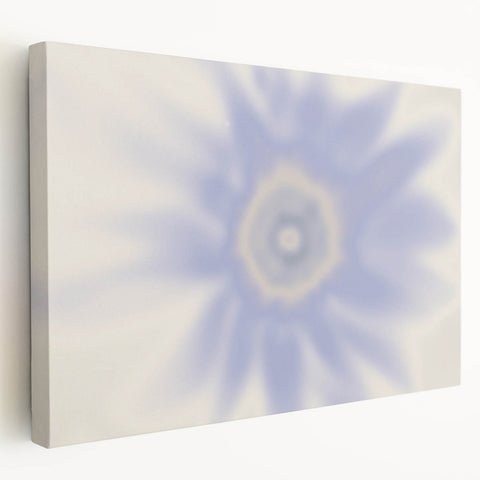 Nature-Inspired Floral Gradient Art | Abstract Flower Textured Canvas