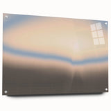 Abstract Nature-Inspired Horizon Art | Grainy Gradient Wall Décor