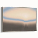 Abstract Nature-Inspired Horizon Art | Grainy Gradient Wall Décor