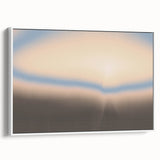 Abstract Nature-Inspired Horizon Art | Grainy Gradient Wall Décor