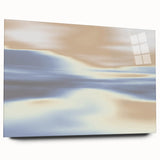 Abstract Ocean-Inspired Gradient Art | Textured Coastal Wall Décor