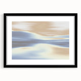 Abstract Ocean-Inspired Gradient Art | Textured Coastal Wall Décor