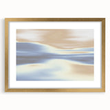 Abstract Ocean-Inspired Gradient Art | Textured Coastal Wall Décor