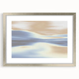 Abstract Ocean-Inspired Gradient Art | Textured Coastal Wall Décor