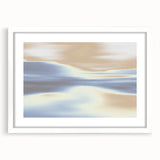 Abstract Ocean-Inspired Gradient Art | Textured Coastal Wall Décor