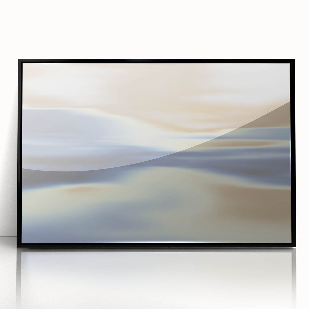 Abstract Ocean-Inspired Gradient Art | Textured Coastal Wall Décor