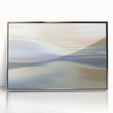 Abstract Ocean-Inspired Gradient Art | Textured Coastal Wall Décor