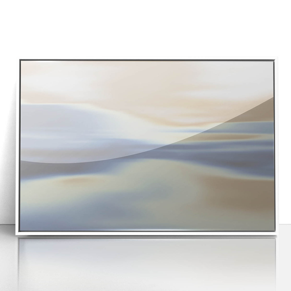 Abstract Ocean-Inspired Gradient Art | Textured Coastal Wall Décor