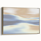 Abstract Ocean-Inspired Gradient Art | Textured Coastal Wall Décor