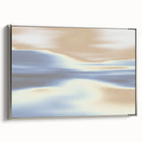 Abstract Ocean-Inspired Gradient Art | Textured Coastal Wall Décor