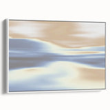 Abstract Ocean-Inspired Gradient Art | Textured Coastal Wall Décor