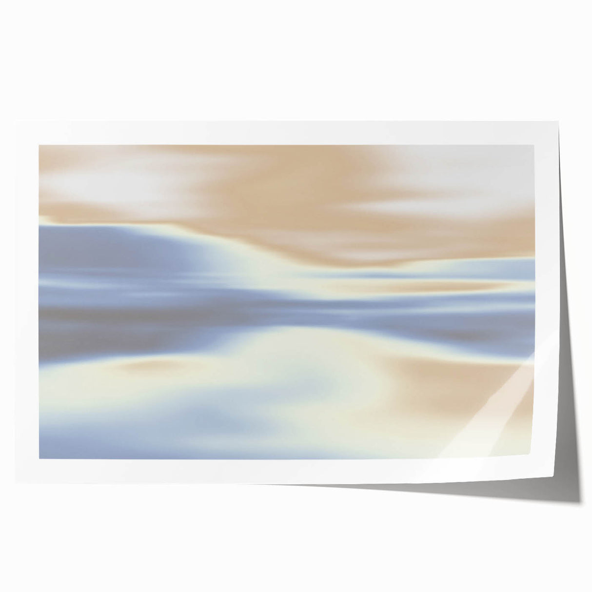 Abstract Ocean-Inspired Gradient Art | Textured Coastal Wall Décor