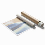 Abstract Ocean-Inspired Gradient Art | Textured Coastal Wall Décor