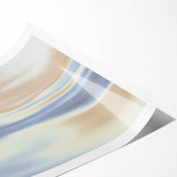 Abstract Ocean-Inspired Gradient Art | Textured Coastal Wall Décor