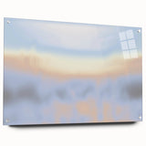 Abstract Nature-Inspired Sky Gradient Art | Soft Pastel Textured Canvas