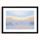 Abstract Nature-Inspired Sky Gradient Art | Soft Pastel Textured Canvas