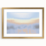 Abstract Nature-Inspired Sky Gradient Art | Soft Pastel Textured Canvas