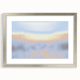 Abstract Nature-Inspired Sky Gradient Art | Soft Pastel Textured Canvas