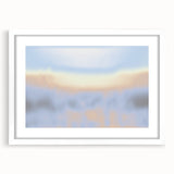 Abstract Nature-Inspired Sky Gradient Art | Soft Pastel Textured Canvas