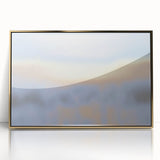 Abstract Nature-Inspired Sky Gradient Art | Soft Pastel Textured Canvas