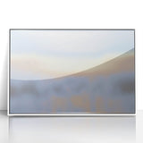 Abstract Nature-Inspired Sky Gradient Art | Soft Pastel Textured Canvas
