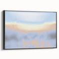 Abstract Nature-Inspired Sky Gradient Art | Soft Pastel Textured Canvas