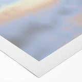 Abstract Nature-Inspired Sky Gradient Art | Soft Pastel Textured Canvas