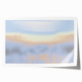 Abstract Nature-Inspired Sky Gradient Art | Soft Pastel Textured Canvas