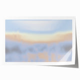 Abstract Nature-Inspired Sky Gradient Art | Soft Pastel Textured Canvas
