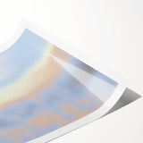 Abstract Nature-Inspired Sky Gradient Art | Soft Pastel Textured Canvas