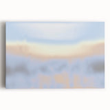 Abstract Nature-Inspired Sky Gradient Art | Soft Pastel Textured Canvas