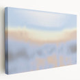 Abstract Nature-Inspired Sky Gradient Art | Soft Pastel Textured Canvas