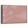 Nature-Inspired Abstract Pink Gradient Art | Soft Textured Wall Décor