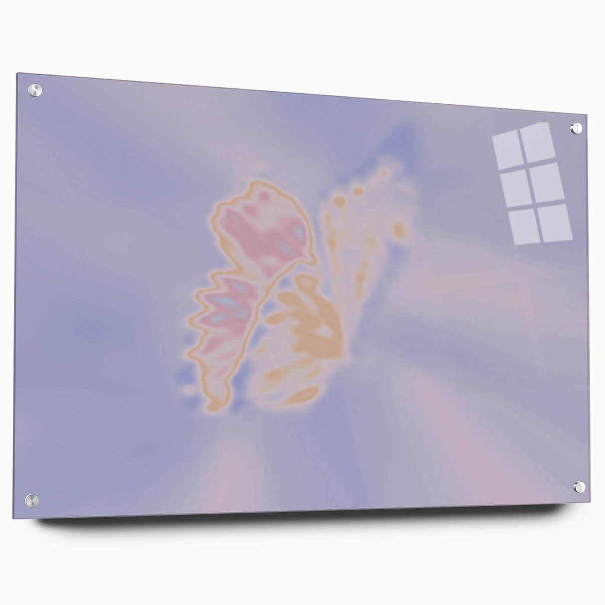 Abstract Butterfly Gradient Art | Nature-Inspired Soft Pastel Wall Décor