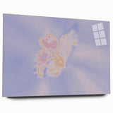 Abstract Butterfly Gradient Art | Nature-Inspired Soft Pastel Wall Décor