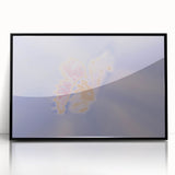 Abstract Butterfly Gradient Art | Nature-Inspired Soft Pastel Wall Décor
