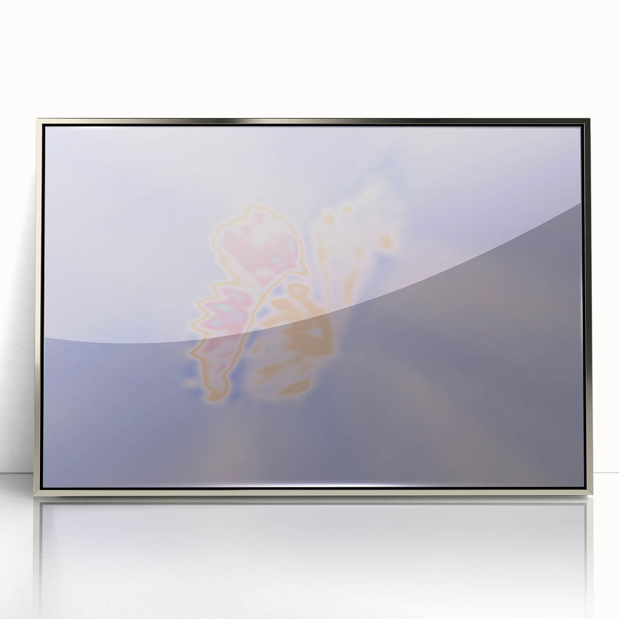 Abstract Butterfly Gradient Art | Nature-Inspired Soft Pastel Wall Décor