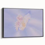 Abstract Butterfly Gradient Art | Nature-Inspired Soft Pastel Wall Décor