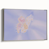 Abstract Butterfly Gradient Art | Nature-Inspired Soft Pastel Wall Décor